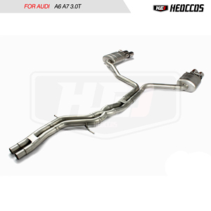 Pour <span class=keywords><strong>AUDI</strong></span> <span class=keywords><strong>A6</strong></span> A7 C7 C8 3.0T – Système d'échappement performance à soupape, en acier inoxydable 304, soudure de précision, Plug and Play, haute qualité - Product Image 2