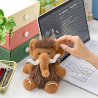 Peluche personnalisable Mamouth, figurine légendaire Ours Trésor de la taille d'une paume, breloque de sac, pièce décorative, tendance, vente en gros