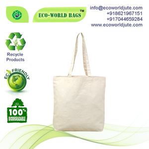 Sac fourre-tout en toile personnalisé et de qualité supérieure, avec longue poignée, fabriqué en Inde - Product Image 2