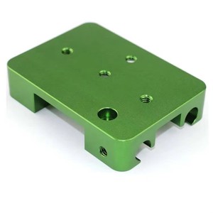 Placa Base de Aleación de Aluminio 6061/7075 Mecanizada por CNC Personalizada, Anodizado Verde, Fresado de Precisión, Piezas Mecánicas, Servicio OEM ODM - Product Image 4