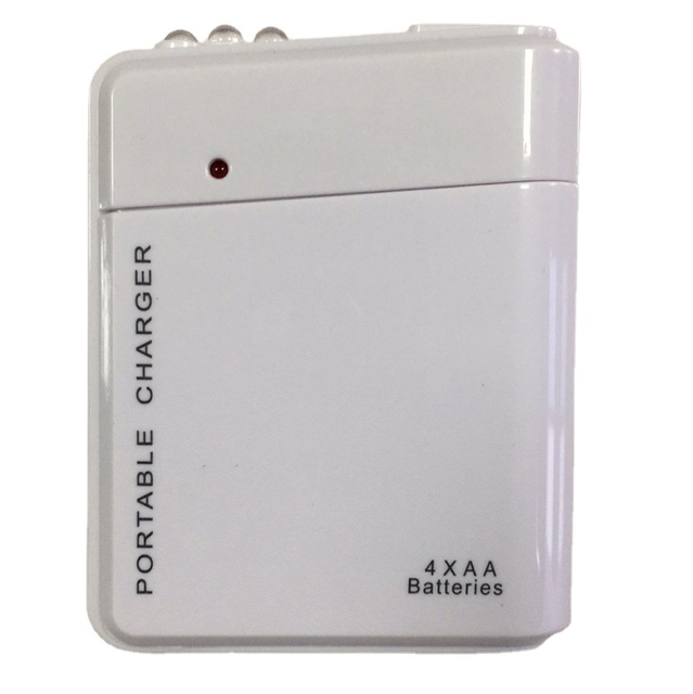 USB AA Battery Case Portable Power Bank with 560-3000mA Capacity USB & Micro USB Output for Mobile Phones