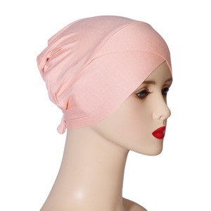 Bonnet intérieur de couleur unie en tissu jersey modal doux de haute qualité pour les femmes musulmanes Undercap pour couronne Hijab - Product Image 5