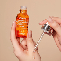 Kustom 5ml 10ml 15ml 20ml semprot transparan oranye hijau Serum kaca rambut botol minyak perak penitis botol minyak esensial tubuh