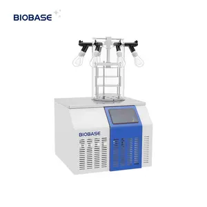 Biobase CHINA Freeze Dryer Lyophilizer with 8 port manifold Vacuum Vertical Freezer Dryer for chemical lab and food industries