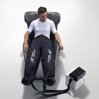 Masseur de jambes à 8 chambres Air Promote Blood Relaxrehabilitation physiothérapie système de thérapie par compression d'air bottes de récupération