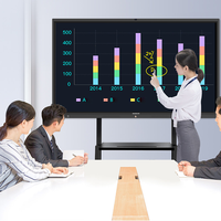 Tableau blanc interactif sans fil pour Smart TV tout-en-un 75 pouces Multi Interactive Touch Smart Board