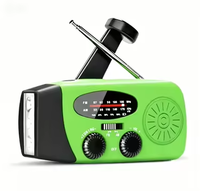 Lámpara de Lectura Solar con Manivela, Precio de Fábrica, Resistente al Agua IPX3, Radio de Supervivencia, Kit para Cortes de Energía