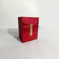 Boîte Cadeau Télescopique Rigide en Carton Recyclable de Luxe Fivefine Faite à la Main, Robuste, pour Vin/Whisky, avec Estampage en Relief