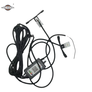 Kit de phares de voiture <span class=keywords><strong>DLAND</strong></span> 12V RGB LED avec yeux de démon DRL en forme de T, lentille de projecteur, commande par application de smartphone pour projecteur Bi LED - Product Image 1