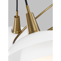 XZ Sputnik industrie moderne 6 lumières ferme suspension milieu du siècle Starburst éclairage Vintage plafond or laiton lustres