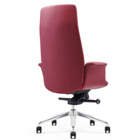FURICCO — chaise de bureau en cuir, siège de bureau moderne avec Base en Aluminium, de Style américain, pour gestion