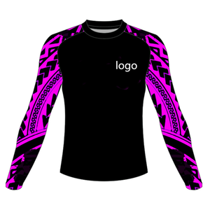 Fournisseur d'usine : Rashguard pour hommes à impression personnalisée, T-shirt de compression, Rashguard pour hommes sous marque privée, Hauts Rashguard pour hommes, Vêtements de sport respirants à séchage rapide - Product Image 5