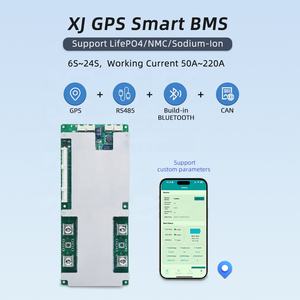 XJ Smart BMS 6S-24S 50A-220A, Equilibrador Activo 2A, 6S-24S 200A 60V/72V/80V RS485 GPS, Placa BMS para Batería de Litio para Montacargas Eléctrico - Product Image 4