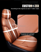 Fundas de asiento de coche personalizadas para Subaru Crosstrek Impreza Forester Outback 2009-2024Juego completo de cuero impermeable Protector de asiento de coche