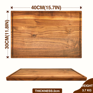 Planche à découper en <span class=keywords><strong>bois</strong></span> épaisse, antidérapante et robuste pour la cuisine, vente en gros d'usine - Product Image 2