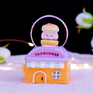 Nuevas mini bolas de cristal decorativas para restaurantes Piggy Burger, bolas de vidrio luminosas creativas, regalos decorativos para áreas turísticas - Product Image 2