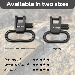 バイユヘン カスタマイズQDスリングスイベルセット クイックデタッチ スリングマウント ヘビーデューティー ハンティングアクセサリー - Product Image 2