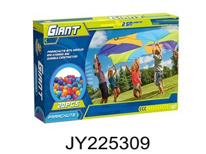 <span class=keywords><strong>Parachute</strong></span> de 8 pieds pour enfants avec 9 poignées, <span class=keywords><strong>parachute</strong></span> de <span class=keywords><strong>jeu</strong></span> pour enfants, tente, jeux coopératifs, cadeau d'anniversaire - Product Image 6