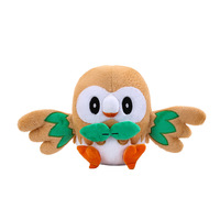 Peluches hiboux Pokémon - Jouet anti-stress rembourré en coton PP pour canapés, oreillers et décoration de tables