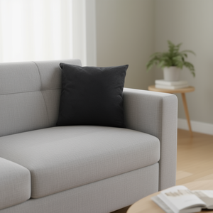 Cojín y Almohada Antelina Ice Point Velvet Negro 45*45 - Product Image 2