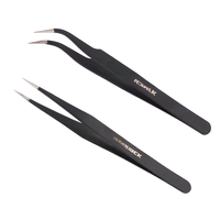 Pinces antistatiques JACK à haute dureté ultra-affûtées, accessoires pour machine à coudre, pinces à tête droite et à coude