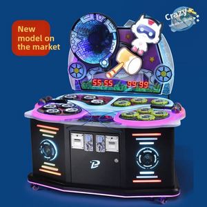 Colorful <b>LED</b> <b>Lighting</b> Coin Operated Multi-Player Arcade Game Machine Interactive Hammer Based Family Game - Product Image 4