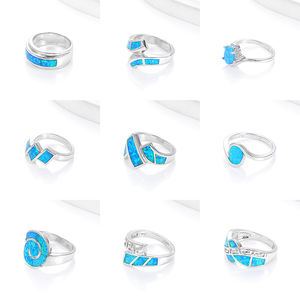 XYOP 925 bijoux en argent Sterling élégant et noblesse conception <span class=keywords><strong>opale</strong></span> anneaux personnalisé en gros cadeau pour les femmes - Product Image 5