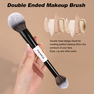 MAANGE – Nouveau Kit de 4 <span class=keywords><strong>Pinceaux</strong></span> de Maquillage Professionnels Double-Tête Personnalisables (OEM & ODM) pour Poudre Libre, Fard à Joues et Fond de Teint - Product Image 4