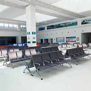 Sillas de espera Ausnutria JH2827 de 3 asientos con pasamanos para uso en hospitales y escuelas - Product Image 2