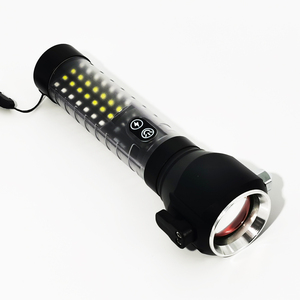 15 Wát Magnetic Head thiết kế Side <span class=keywords><strong>Red</strong></span> <span class=keywords><strong>Blue</strong></span> <span class=keywords><strong>Strobe</strong></span> ánh sáng không thấm nước hợp kim nhôm khẩn cấp chiến thuật LED Torch đèn pin - Product Image 6