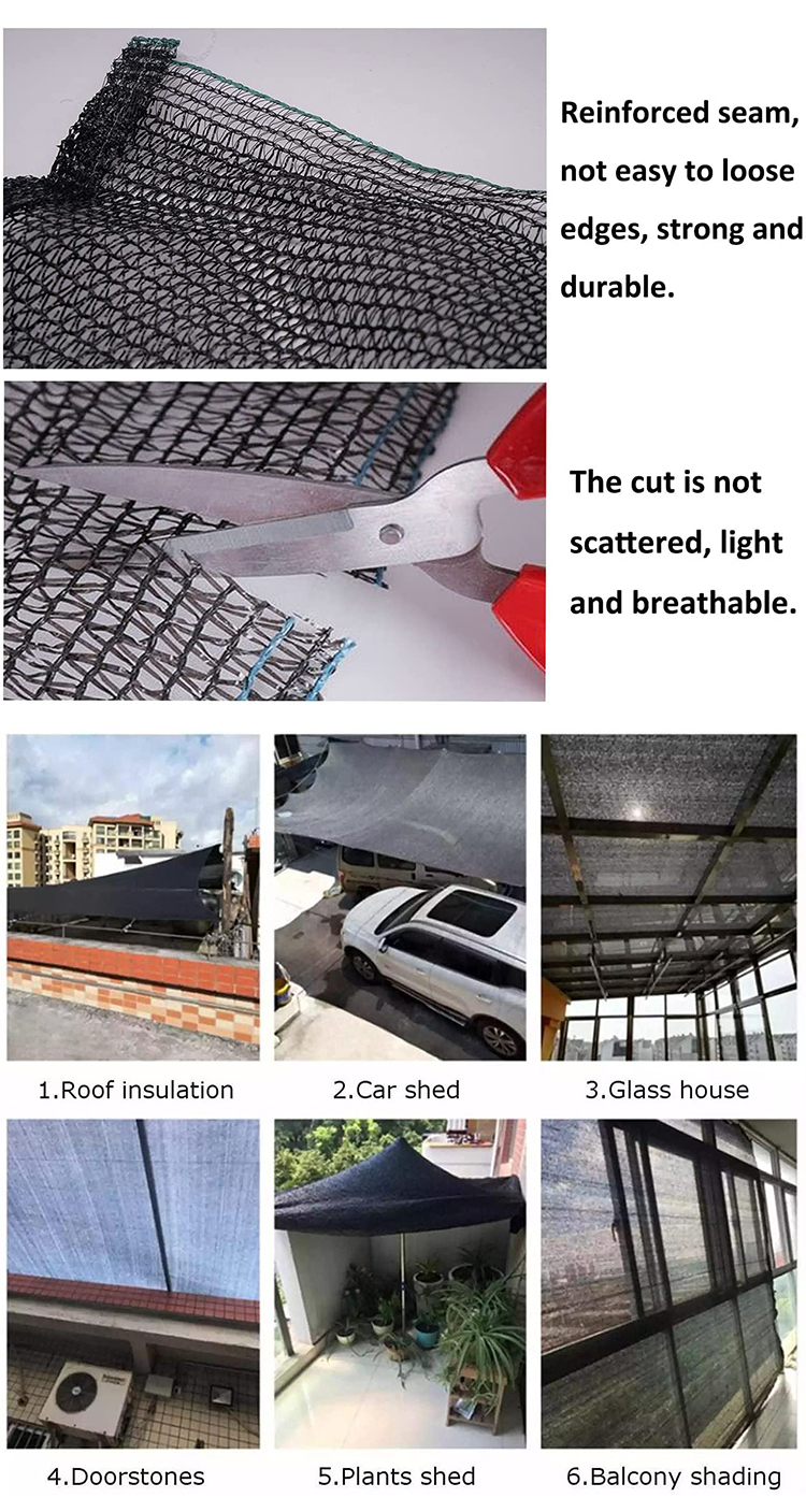 Tomatoes Pepper Carrot cucumber plastic net hdpe agricultural sun shade net rolls