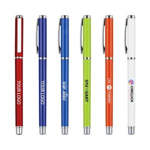 Wholesale Finishing <b>Gold</b> Metal Touch Screen for Promotional Ballpoint <b>Pen</b> with Custom Logo 0.5mm Writing Width Black Ink - Product Image 2