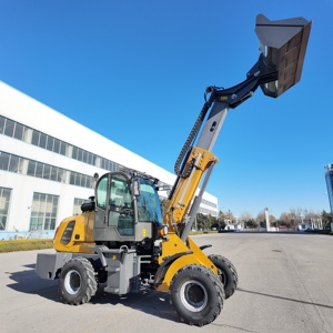 מעמיס טלסקופי מיני TL1800 במשקל 1.8 טון, רב תכליתי, עם כף קדמית, ציוד עבודות עפר, מעמיס קומפקטי עם תו תקן CE - Product Image 5