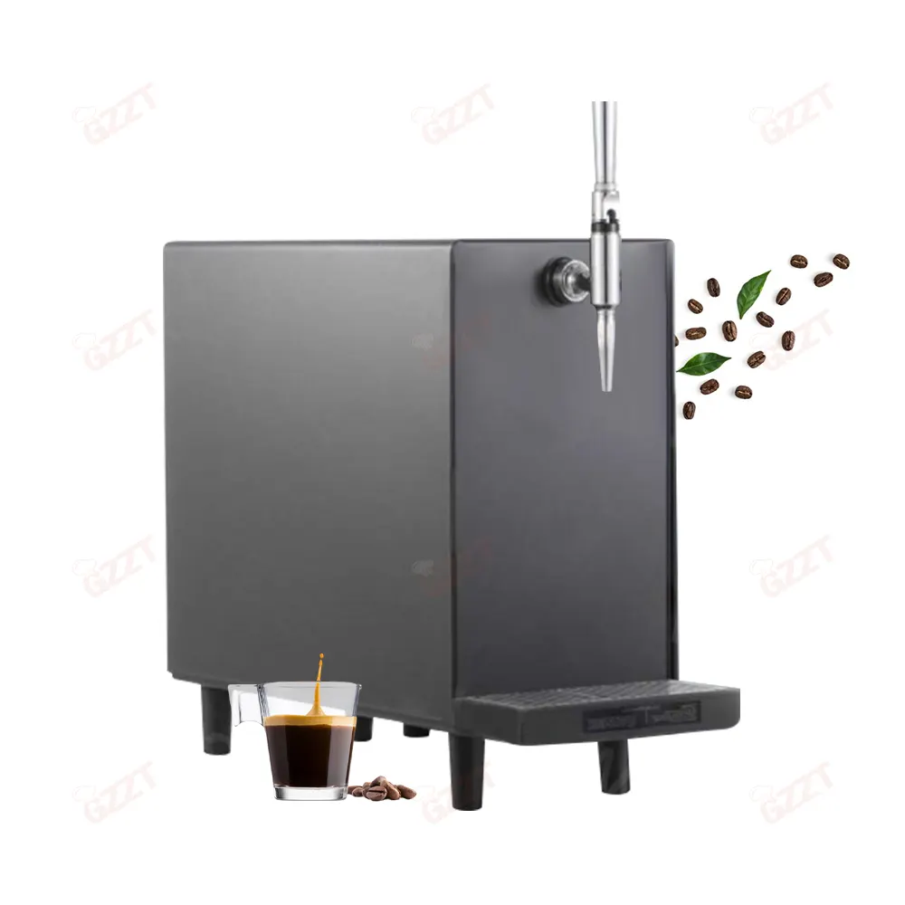 Desktop single Dual Taps Nitro Cold Brew Coffee Dispenser Beverage Nitro Cold Brew Coffee Dispenser Without Adding Nitrogen Gas