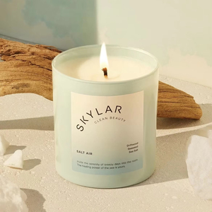 OEM nến thơm sang trọng trang trí nhà mạ sáp đậu nành làm Nến Kim Loại xây dựng thương hiệu biểu tượng Nhãn dán nhãn nến cho Jar Vàng - Product Image 1