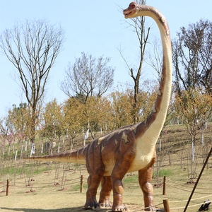 Attraction touristique pour dinosaures animatroniques - Parc d'aventure intérieur/extérieur en silicone et acier - Product Image 1