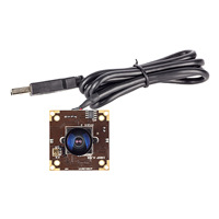 Modul Kamera 2MP WDR H264 60fps AR0234 USB 2.0 1080p dengan Filter PIR-cut, Mikrofon Internal, dan Kabel Ethernet