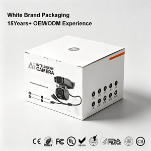 Cámara <span class=keywords><strong>WiFi</strong></span> OEM de Doble Lente, Cámara de Video Inalámbrica para Interiores y Exteriores, Seguimiento Automático, Visión Nocturna a Todo Color, Cámara PTZ H.265 - Product Image 3