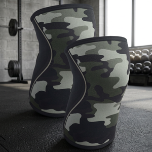 Camouflage Knee Pad Compression Sleeve Breathable Pull-On Protection for Basketball All Seasons Unisex - Product Image 3