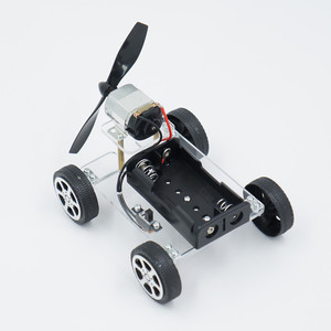 Trường tiểu học Khoa Học Kỹ Thuật Đồ chơi điện gió-powered <span class=keywords><strong>DIY</strong></span> Thủ công mỹ nghệ xe giáo dục lắp ráp dự án nhỏ cho trẻ em - Product Image 3