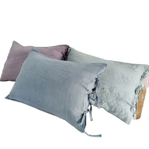 Savvydeco Bohemian Farmhouse Cotton Linen Solid Cozy Boho Throw Pillow Shams Covers Cushion Covers For Sofa Couch