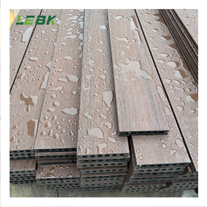 Legno di plastica composito pavimento esterno giardino terrazza 3D in rilievo venature di legno seconda generazione Co-estrusione WPC Decking - Product Image 1