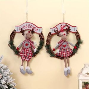 Whimsical Plush Reindeer Set 2pc Wearing Scarf & <b>Boots</b> Perfect <b>Winter</b> Holiday Desktop Ornament - Product Image 1