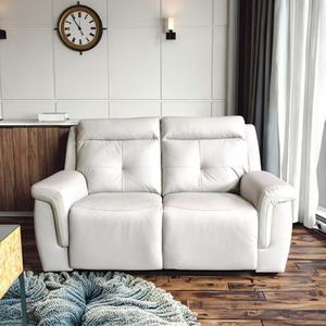 Fauteuil de barbier en cuir multifonctionnel de luxe, ensemble de canapés, fauteuil de massage inclinable électrique, design moderne pour salon, cadre en métal - Product Image 1