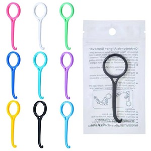 100 pièces/sac Outil de retrait d'aligneurs en plastique pour appareils dentaires invisibles, outil polyvalent d'orthodontie dentaire - Product Image 1