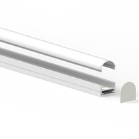 Lumière de projet de profil en aluminium à LED au design moderne utilisée pour la décoration de plafond d'hôtel série T5 6063