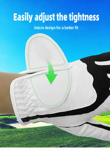 Guantes de Golf Antideslizantes Hechos a Medida, Guantes de Golf de Cuero para Mano Izquierda y Derecha, Tallas Regulares, Guantes Deportivos para Hombre y Mujer - Product Image 4