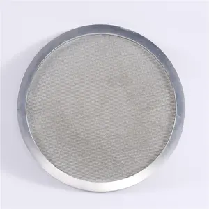 304 316 Stainless Steel Round Shape Mesh Screen Filter Discs For Rubber Plastic Industry