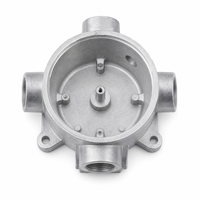 Service de moulage sous pression d'aluminium, fabrication sur mesure OEM, boîtier de conduit antidéflagrant, fabricant de boîtiers métalliques circulaires
