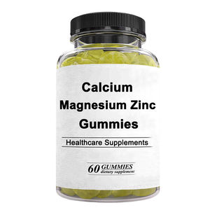 Suplemento Dietético Vegano de Marca Privada OEM, Gomitas de Calcio, Magnesio y Zinc - Product Image 1